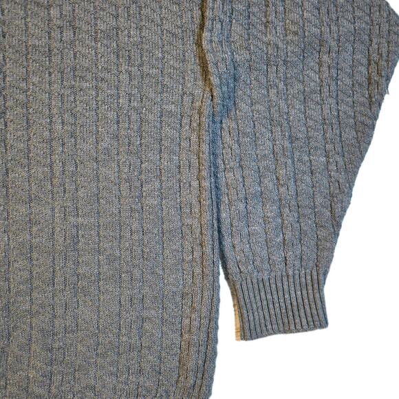 Vintage Cardigan Men's Sz XLT Gray Sutter & Grant Gray Indie 5 Button Sweater - Picture 5 of 9